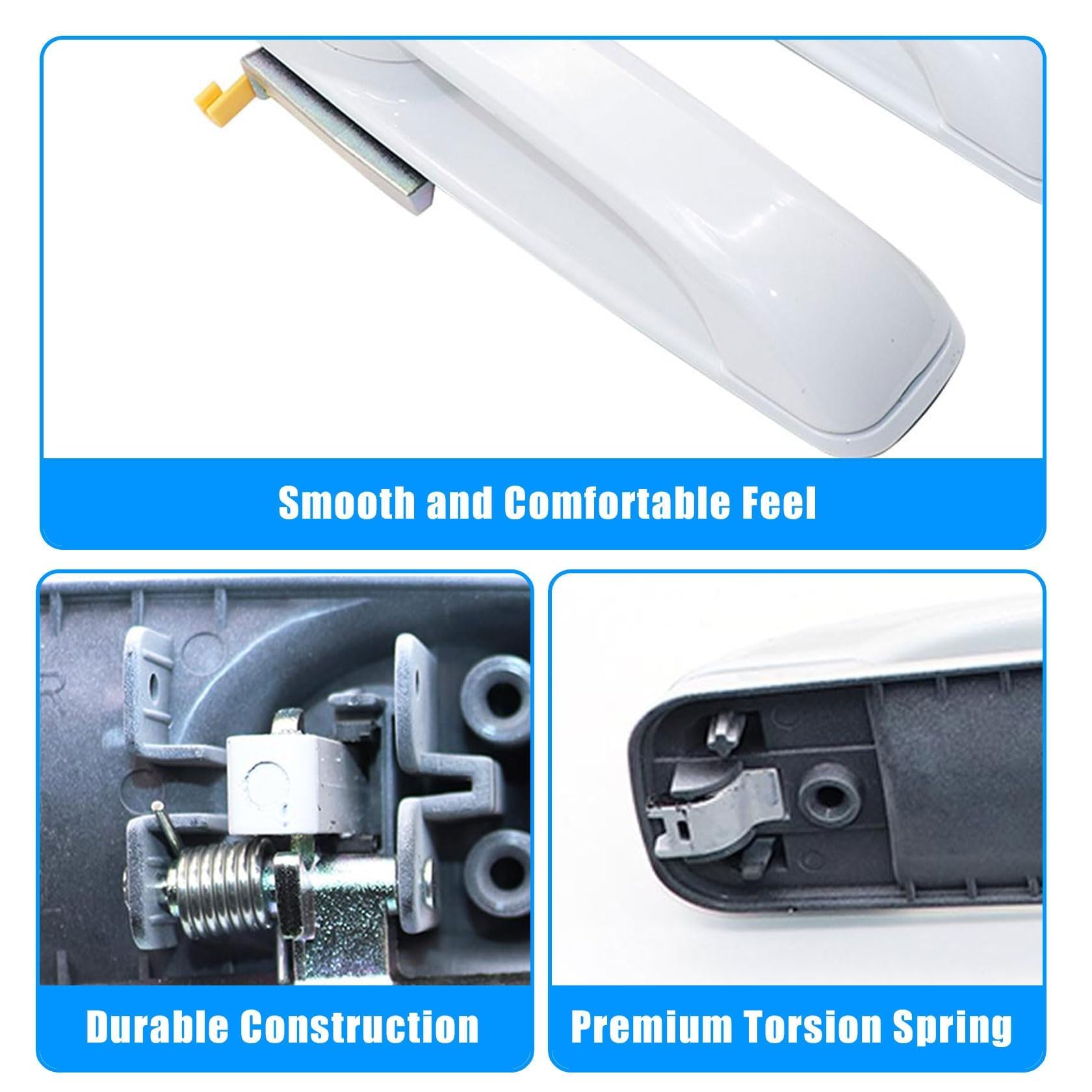 Amazon.com: FZJDSD Exterior Door Handles,4PCS Front and Rear LH