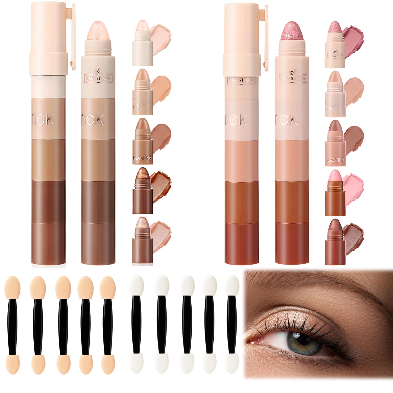 2+10 Piece Set, Eyeshadow Stick