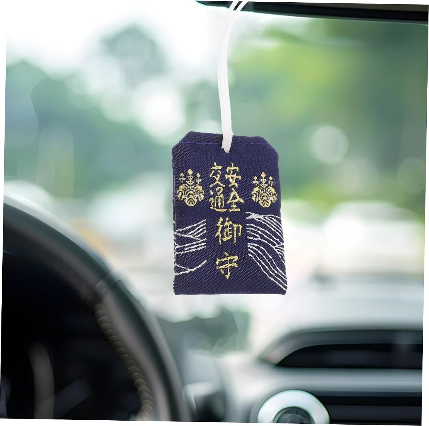 SOLUSTRE Japanese Omamori Amulet Bag Hanging Omamori for Car Decor Home Blessing Bag Traditional Decorative Charm for Window and Interior Hanging image 4