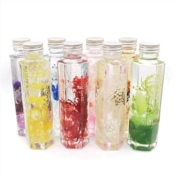 ハーバリウム瓶 六角瓶 ケース付き ハーバリウム ボトル 瓶【六角形 特大】ケース売り ガラス瓶