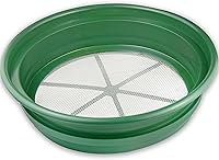 Vista 16 de SE Juego de Sartén Clasificadora Apilable de 13.25 Pulgadas de Ancho para Prospección de Oro - Incluye Pan de Tamiz de Malla de Acero Inoxidable