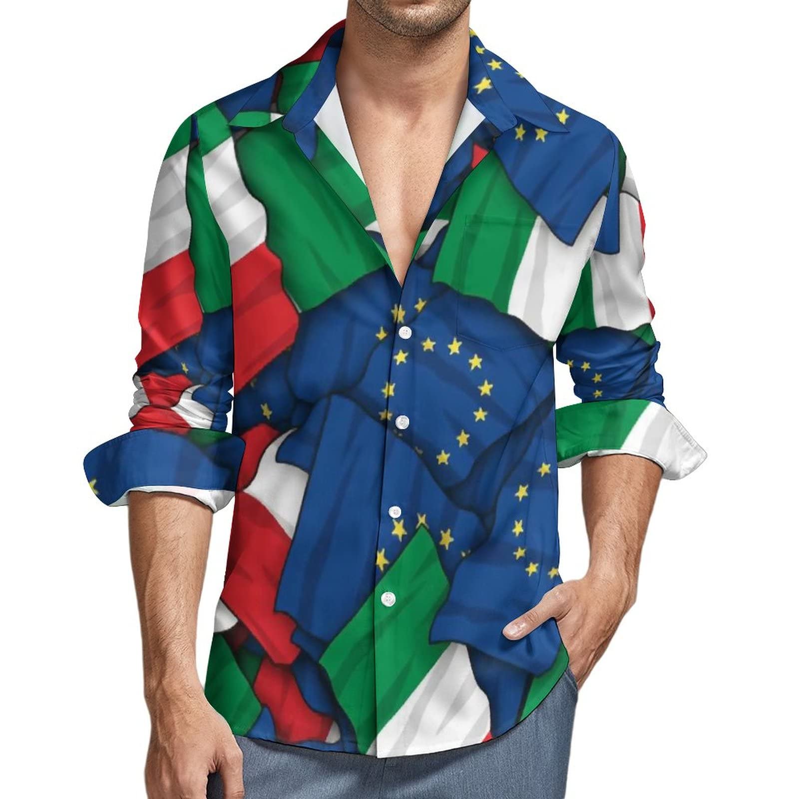 Amazon.co.jp: 長袖シャツ メンズ ポロシャツ カジュアルシャツ 