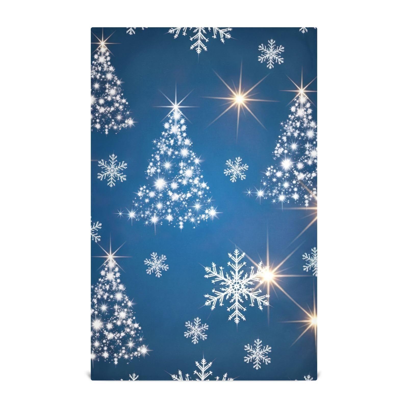 Serviettes de comptoir de cuisine ultra-absorbantes au motif flocon