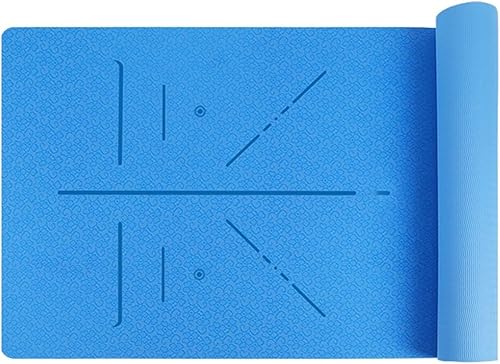 Alfombrilla de entrenamiento para el hogar, diseño ergonómico 3D antideslizante, ensanchamiento, largo, varios colores para elegir, tapete de yoga