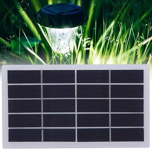 Miniatura 6 de Panel solar, pequeño módulo de energía solar resistente a las roturas de 2 W 5 V para exteriores (2 W 5 V + clip)