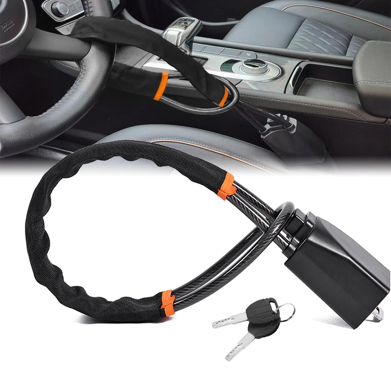 YUANQI Car Steering Wheel Lock for Lexus UX 250h 2019-2025