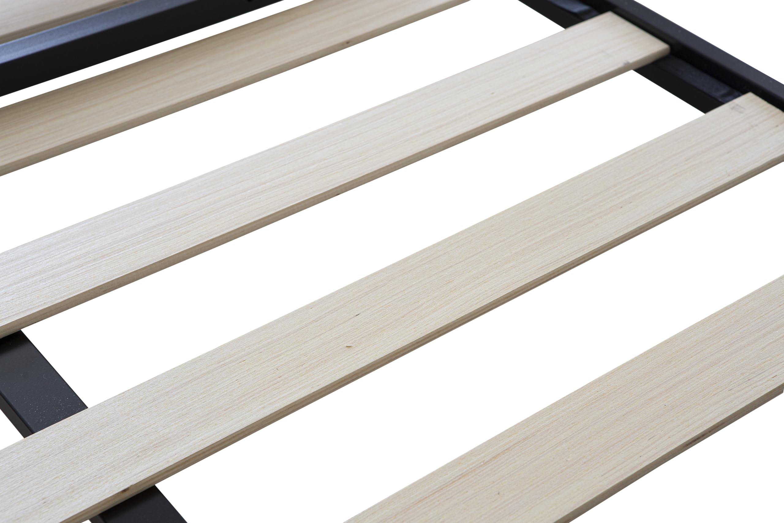 MUEBLIX.COM - Somier para Cama 150 x 190 cm Nebu, Somier con Patas 30,5 cm, Listones Peso Máximo de 180 kg, Cama Somier con Marco Metálico