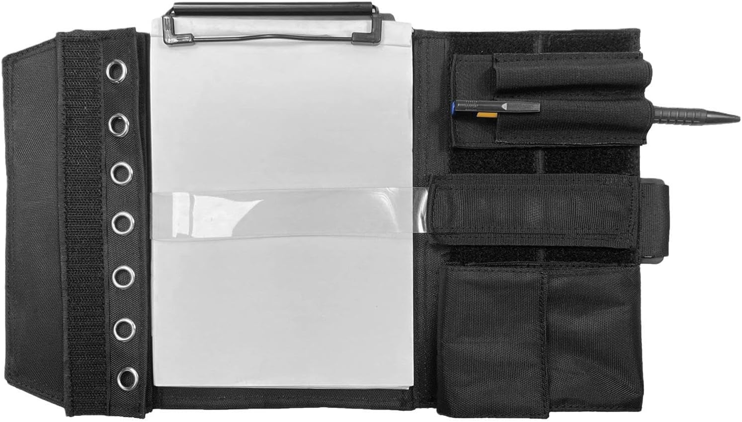 航空ニーボード、膝用レッグストラップ付き 7 スロット ライティング ボード |学生のメモ帳、ノート、チェックリスト、マニュアル、チャート、カード、ドキュメント、ホームスクール、オフィス、屋外用