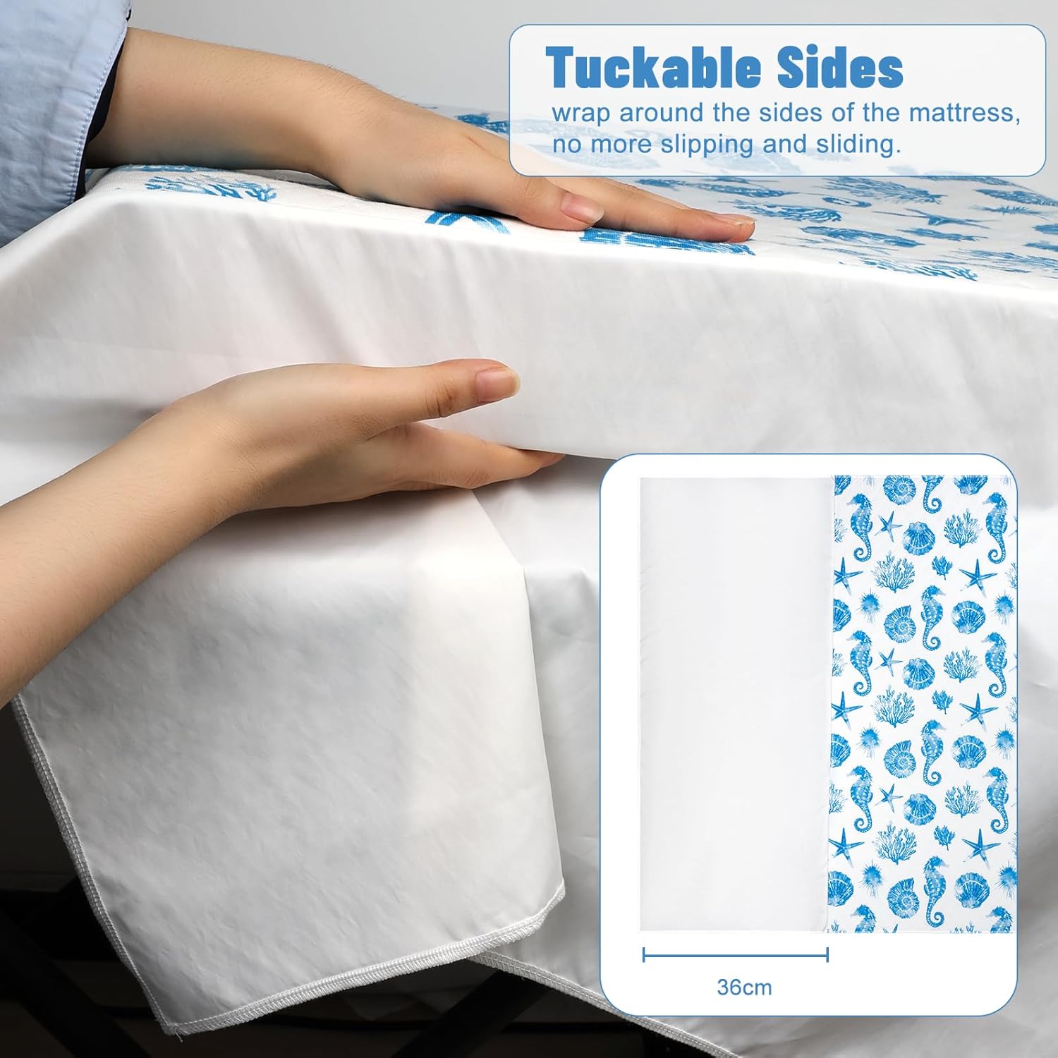 MooMoo Baby Waterproof Potty Training Pad Reusable Underpads Nighttime Mattress Protector Sheet Leakproof Pee Pad for Bedwetting