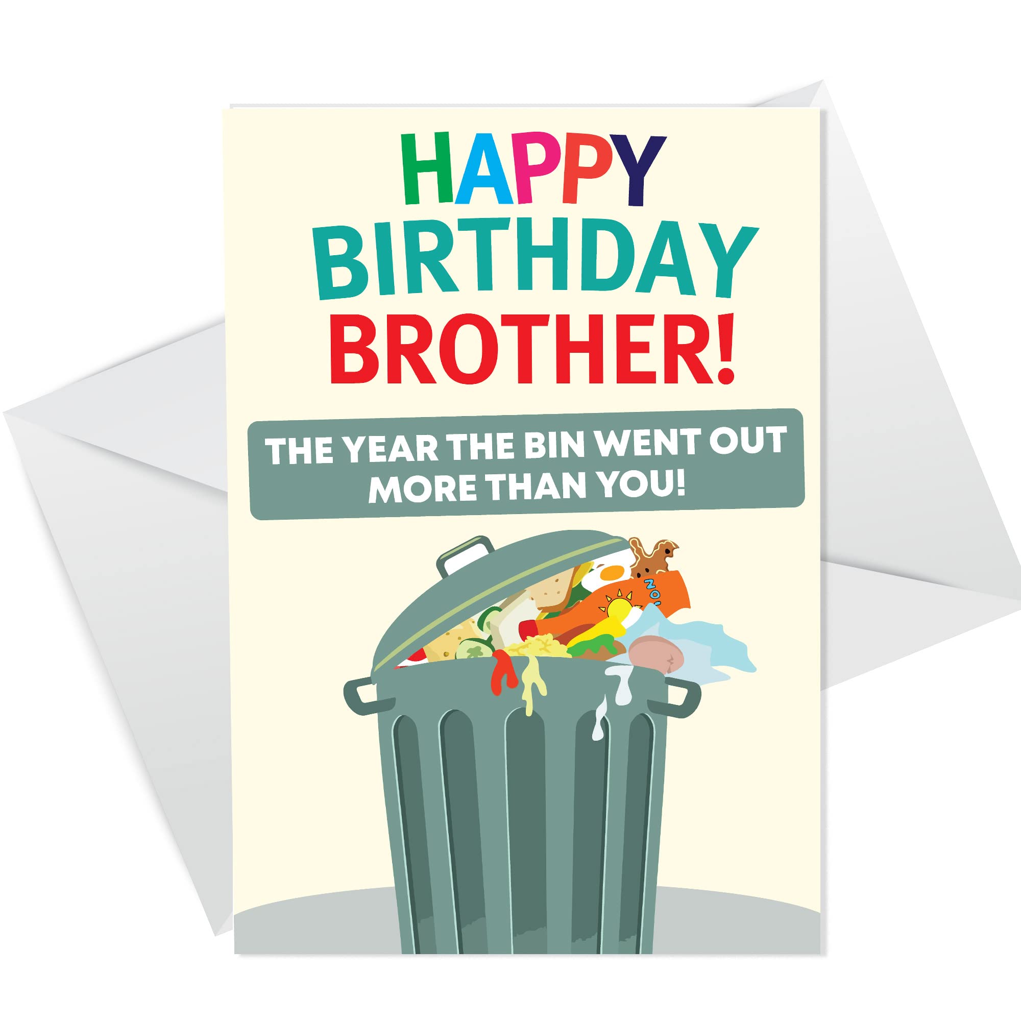 Funny Birthday Card For Brother Lockdown Theme Novelty Birthday Card For Him