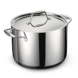 Tramontina Signature Tri-Ply Clad Stainless Steel 8-Quart Stock Pot