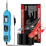 Circuit Tester Automotive, 6V/12V/24V DC Multifunctional Power Tester Probe Test Light Car Electric Circuit Tester, Fuse Test & Voltage Tester for Electrical Short Finder Tool