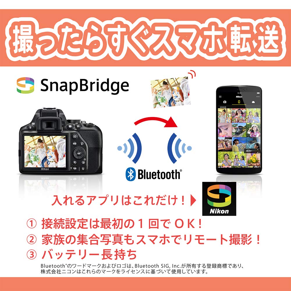 ショット数3022枚！最新機種！Bluetooth搭載☆ニコン ショット数3022枚 