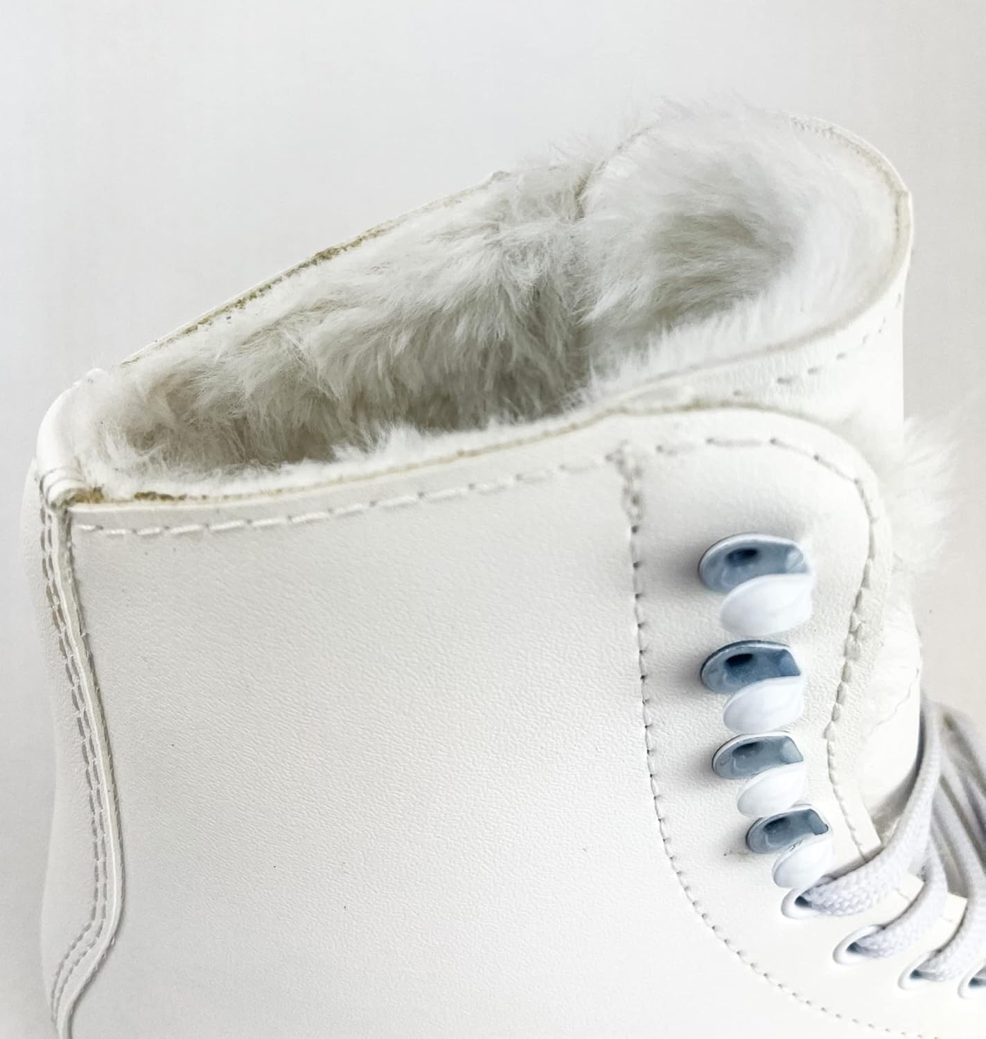 American Athletic Fur Lined Ice Skates for Women and Girls - Recreational Figure Skates with Ankle Support, Stainless Steel Blades - Suitable for Indoor & Outdoor Ice Skating