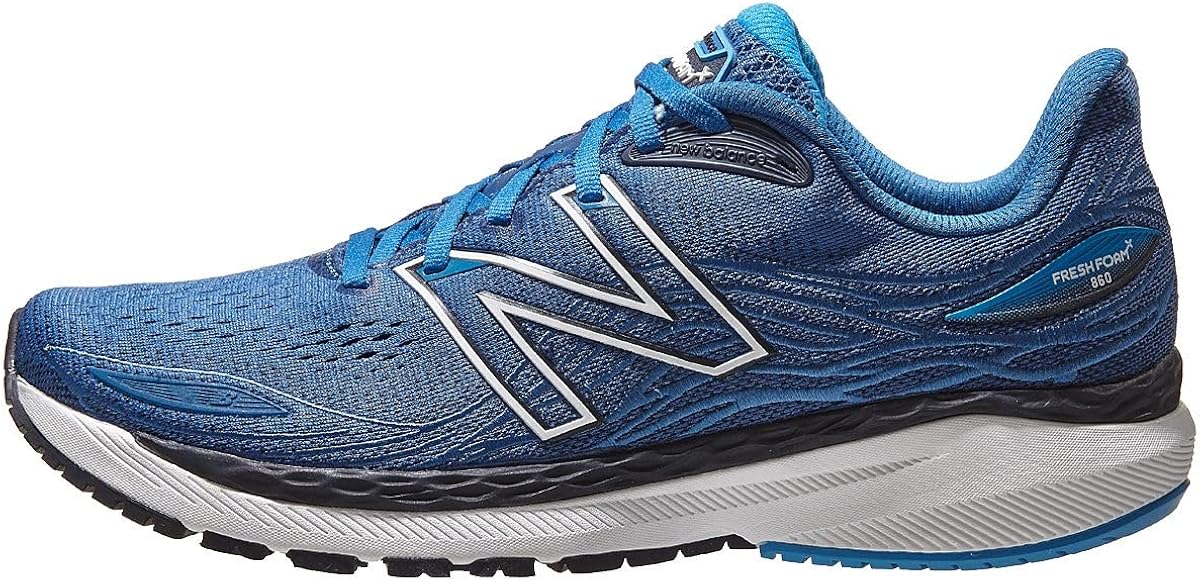 Amazon.com: New Balance Fresh Foam 860 v12 - Tenis para correr, color azul  pálido, mango ligero, ancho, Azul / Patchwork : Ropa, Zapatos y Joyería