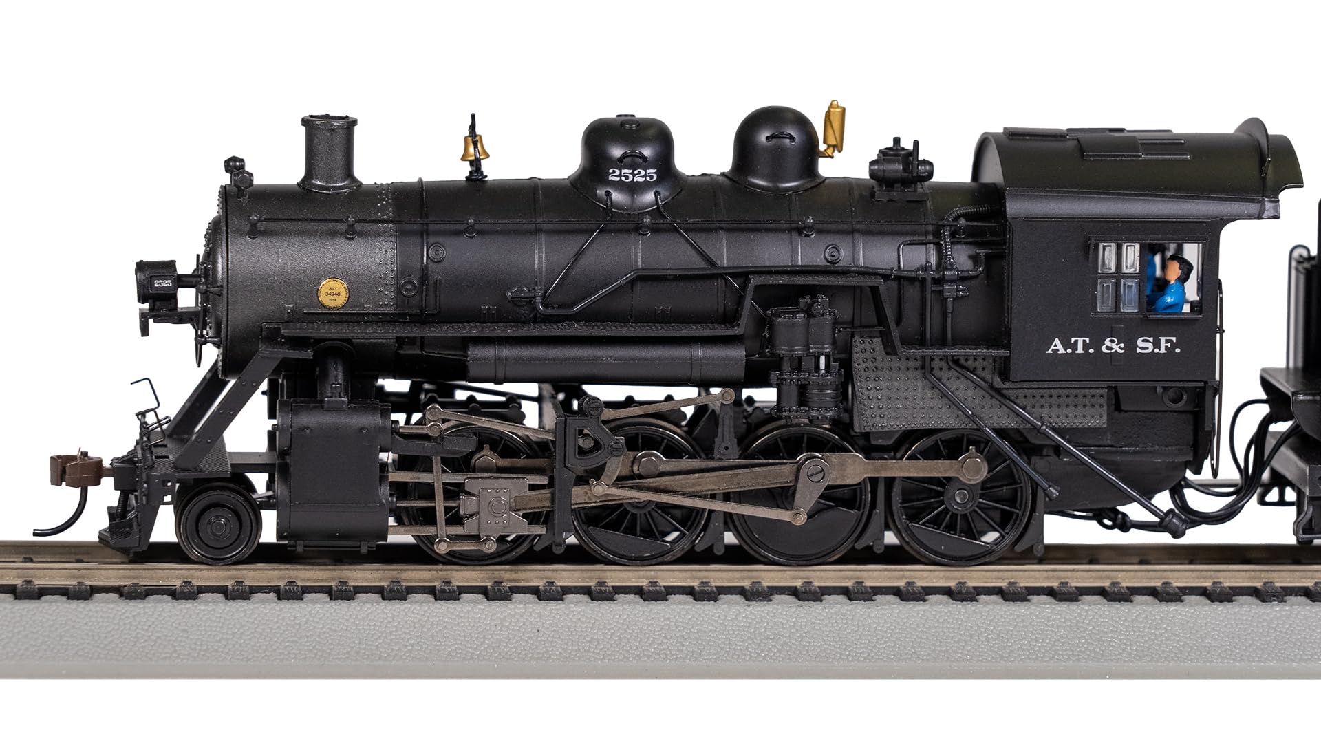 Bachmann Spur H0 - Locomotora de vapor 2-8-0 Santa Fe Digital con sonido