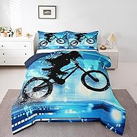 Vista 43 de Erosebridal - Juego de edredón con rayas rojas y negras tamaño Queen, juego de ropa de cama con diseño geométrico y estampado de patchwork en blanco