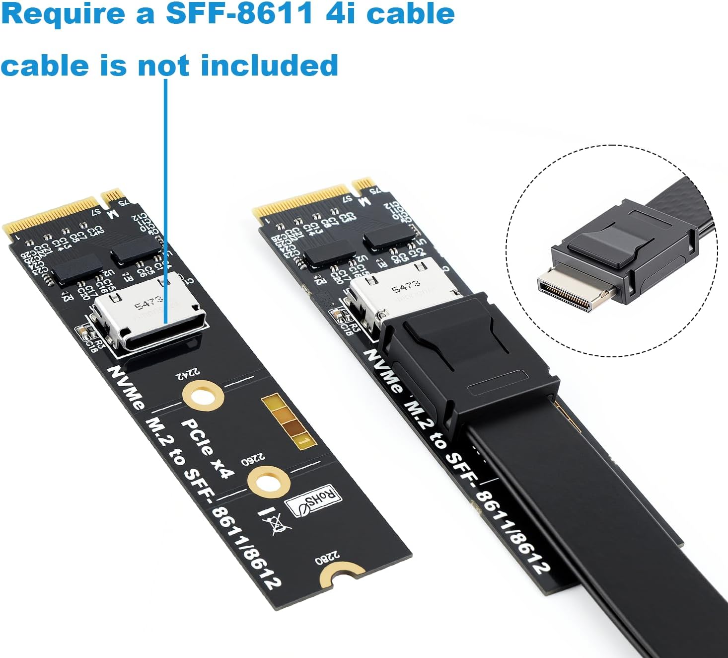 Amazon RGEEK M.2 NVME to OCuLink SFF-8612 Adapter Review: Professional PCIe 5.0 x4 128Gbps Storage E... - Image 4