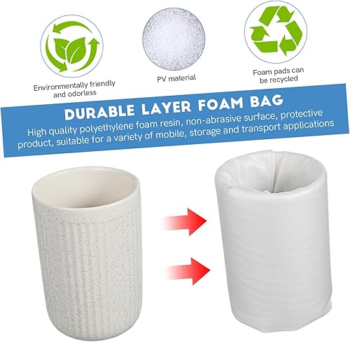 Miniatura 7 de STOBOK 100 Uds. Sobres de burbujas acolchados sobres de placas de relleno de algodón Embalaje de papel de embalaje suministros para bolsas de envío