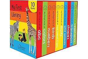 My First Library: Engage Little Ones' Imaginations with Ten Captivating Board Books