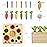 Montessori Toys for 1 Year Old, Wooden Toy for Baby 6-12 Months, Carrot Harvest Game for Kids, Shape Sorting Matching Puzzle, Educational Birthday for Boys and Girls(Pop Up Carrot)