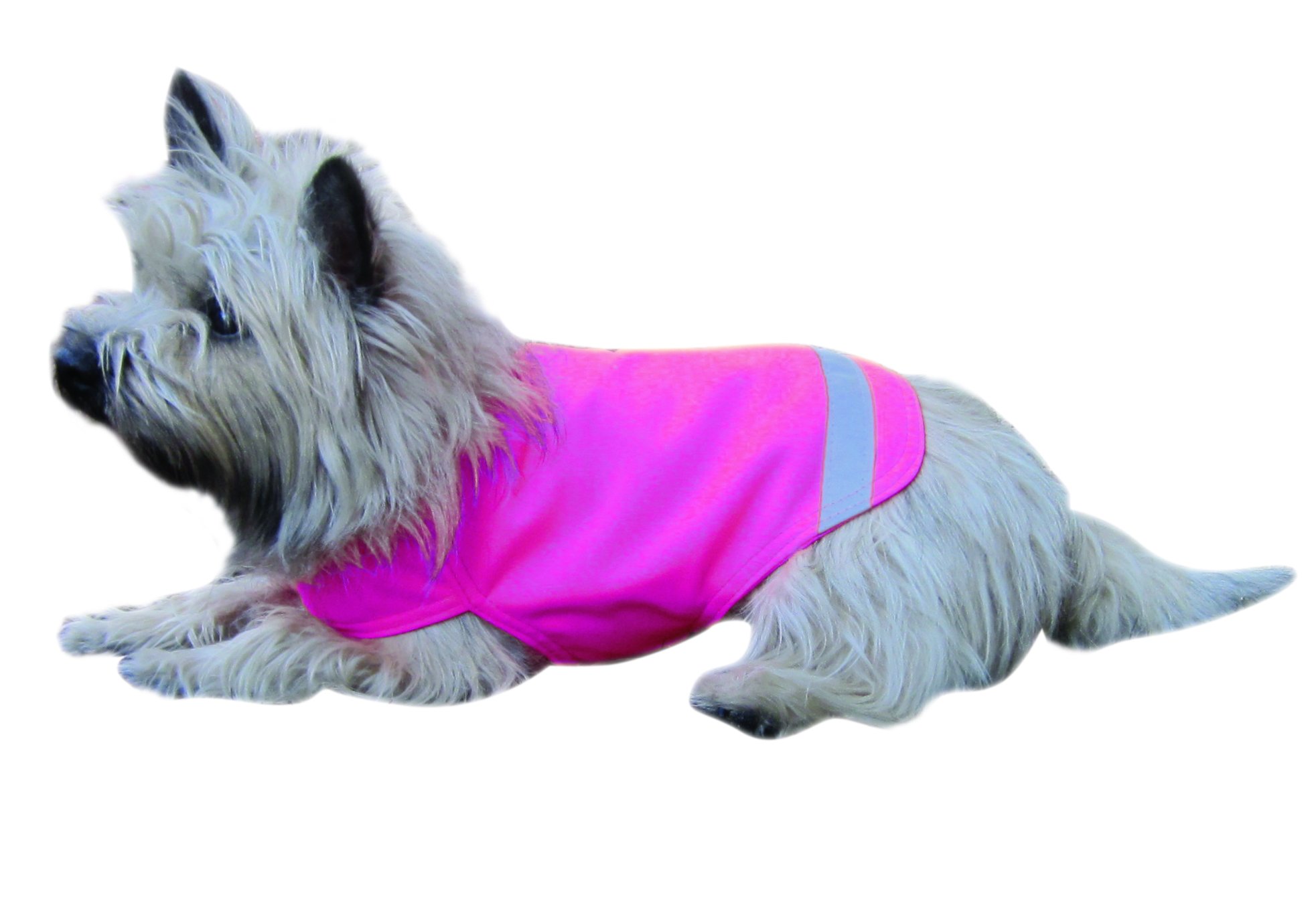 Dog Not Gone No Fly Zone Mini Safety Pet Vest, Medium, Pink