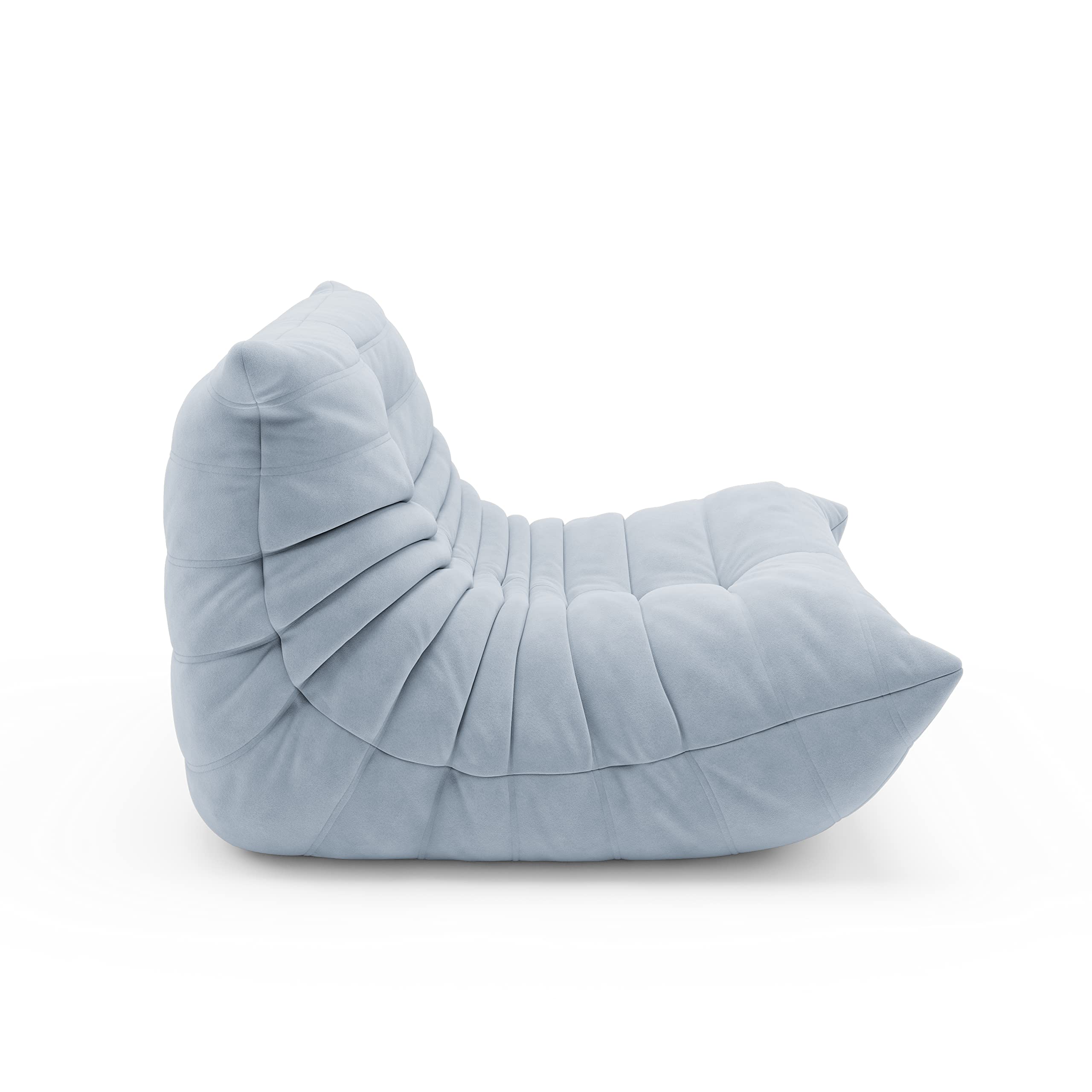 Worek do siedzenia z pianki z pamięcią kształtu, krzesło dla dorosłych, bez żuchwy, na podłogę, wygodne siedzenie, ergonomiczna konstrukcja, idealna do salonu, pokoju gier i relaksu