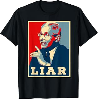 Fauci Liar Lied Halloween Shirt Anthony Fauci Costume T-Shirt