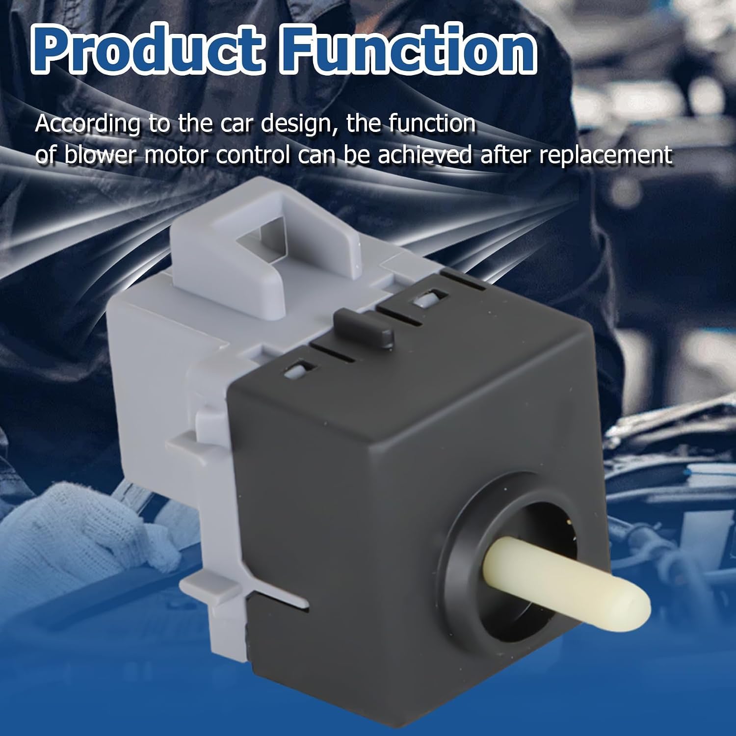 WFLNHB Blower Motor Control Switch 599-5000 Replacement for Peterbilt 384 2008-2015