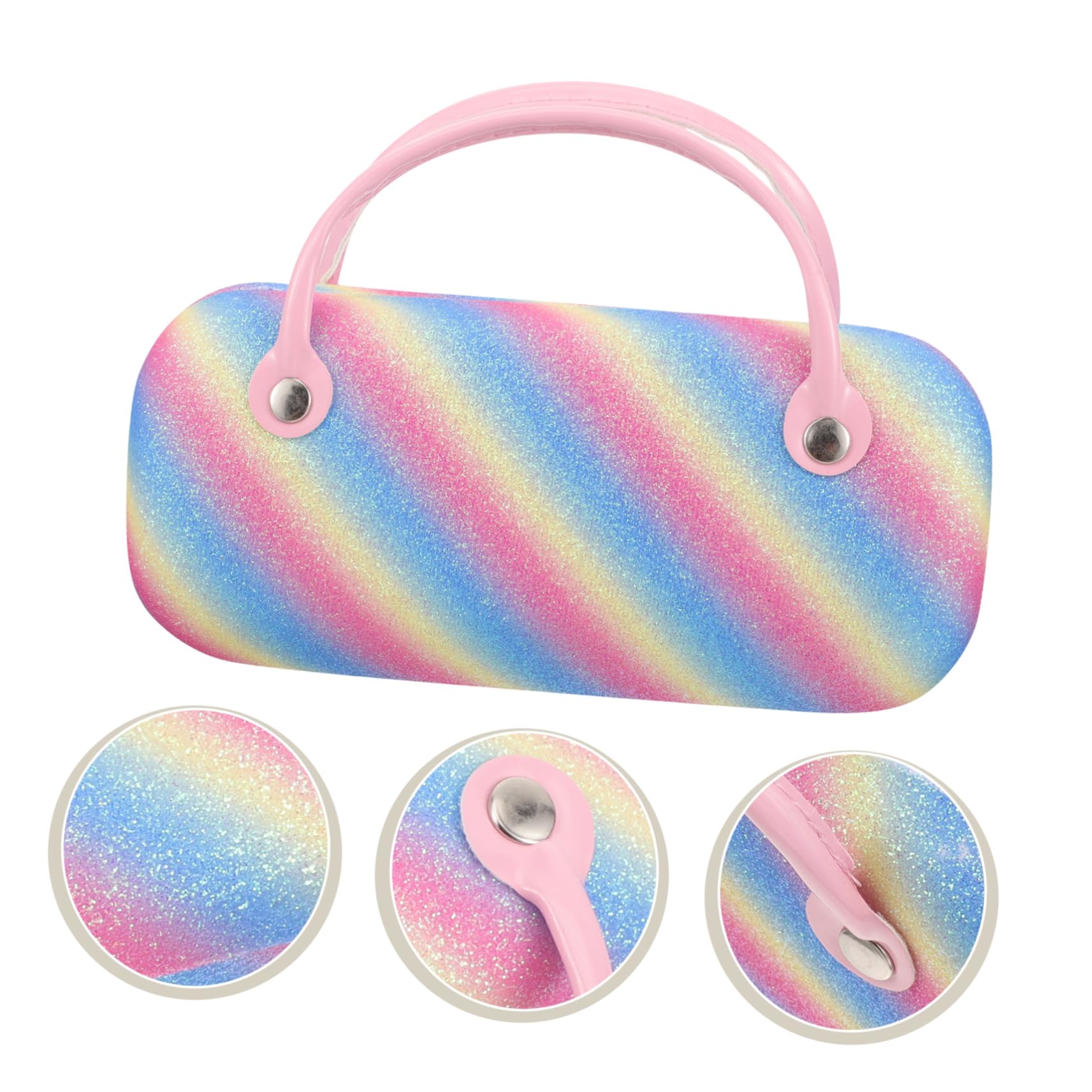 Brillen Korb Sonnenbrille in Herzform klare Gläser Kordelzug Anzeige Halter Spule Auge Fall handtasche kinderhandtasche federmape stifteetui pencil case Geldbörse Stoff