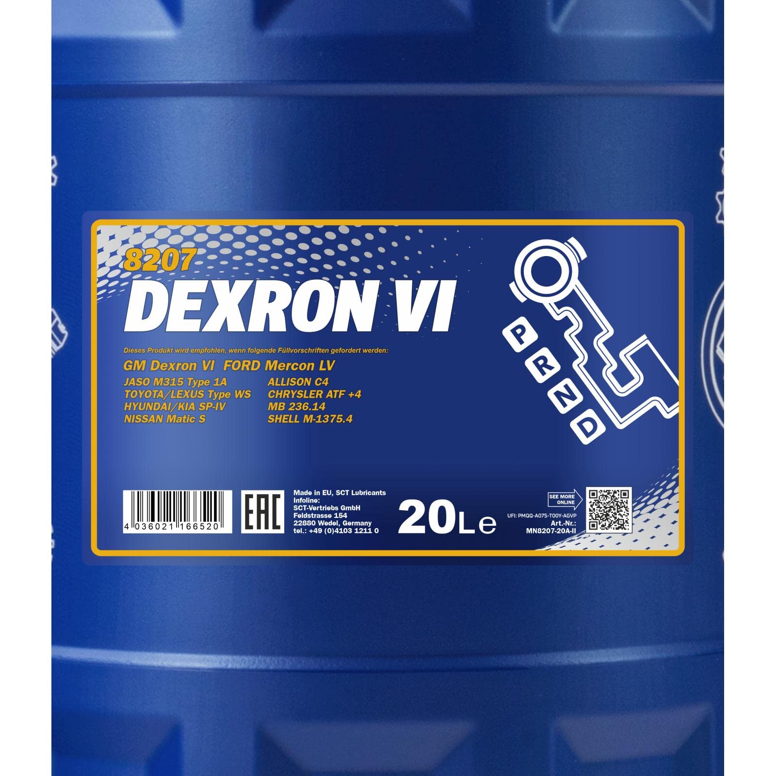 MANNOL Dexron VI, 1 Litri