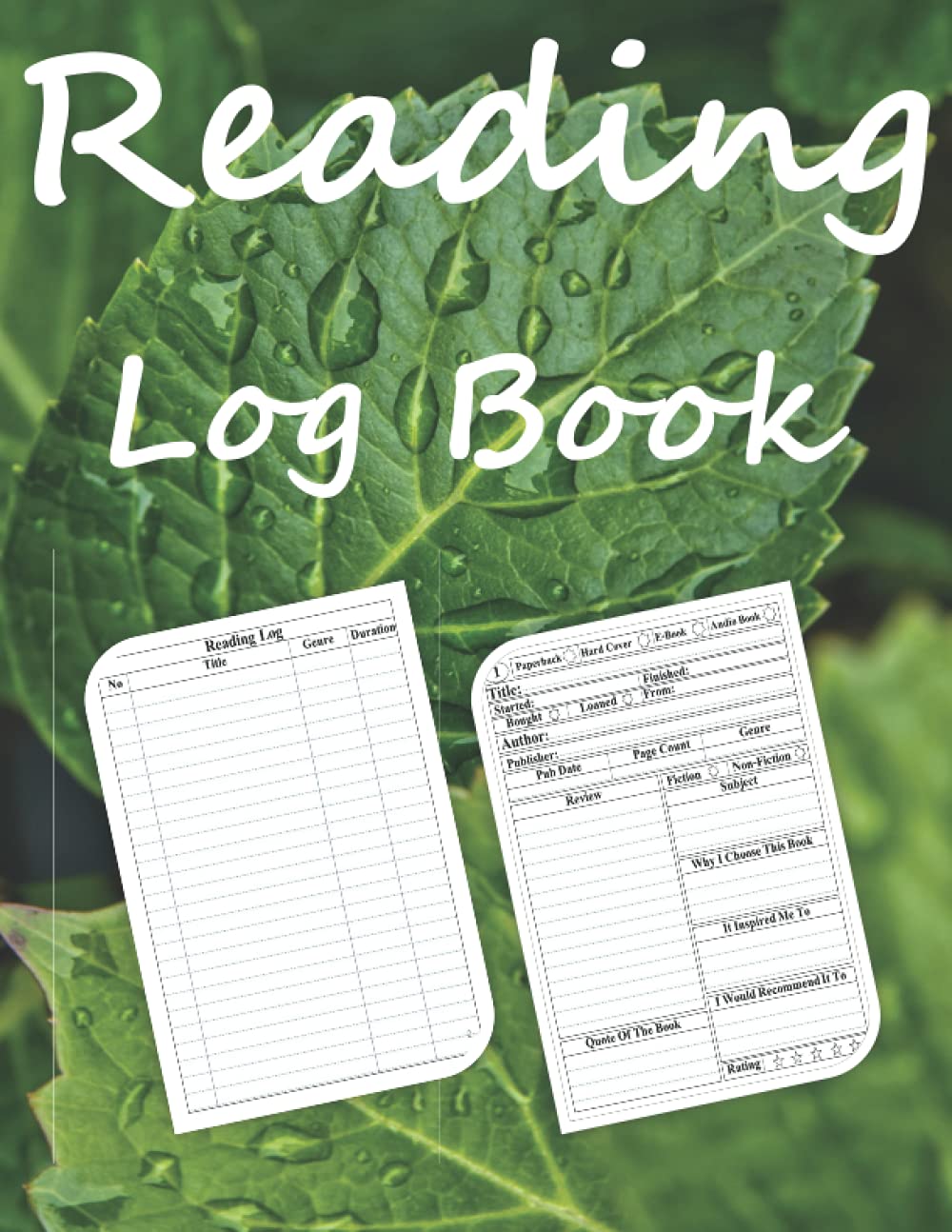 Reading Log Book: Book Journal for Book Lovers, Book Details Recorder, Book Log Readers Tracker, A Personal Reading Recorder & Revew Creation Book Keeping Notepad.