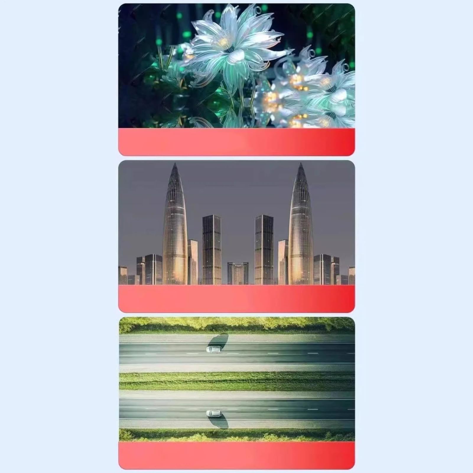 Klips do aparatu z lustrem lustrzanym – Selfie Smartphone reflektor – wysoce odblaskowy zacisk do robienia zdjęć selfie w podróży, fotografowania, nagrywania wideo