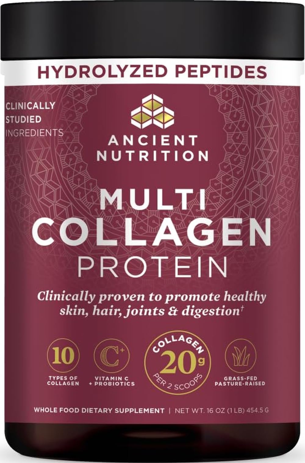 Ancient Nutrition Multi Collagen Protein, Hydrolyzed Peptides, Vanilla — Amazon image 13