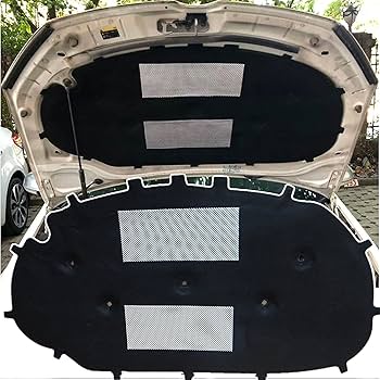 VW ゴルフ 7 Mk7 2015 〜 2021 フロントフードエンジンサウンドマット断熱カバー綿パッド防音熱アクセサリー(One