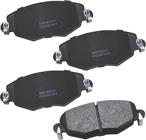 Vista 236 de Bendix Premium SBM8 - Pastillas de freno semimetálicas Premium para modelos seleccionados Buick Special, Camaro, Corvette, Phaeton, Olds F85, Vista