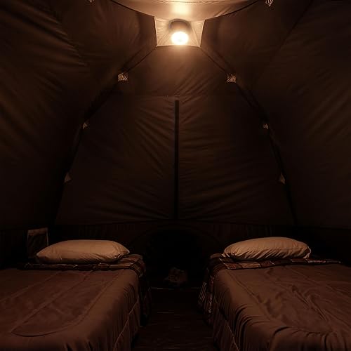 Miniatura 6 de CORE Tienda de campaña con cúpula iluminada para 6 personas para la familia al aire libre, senderismo y mochilero  Tienda de campaña portátil con