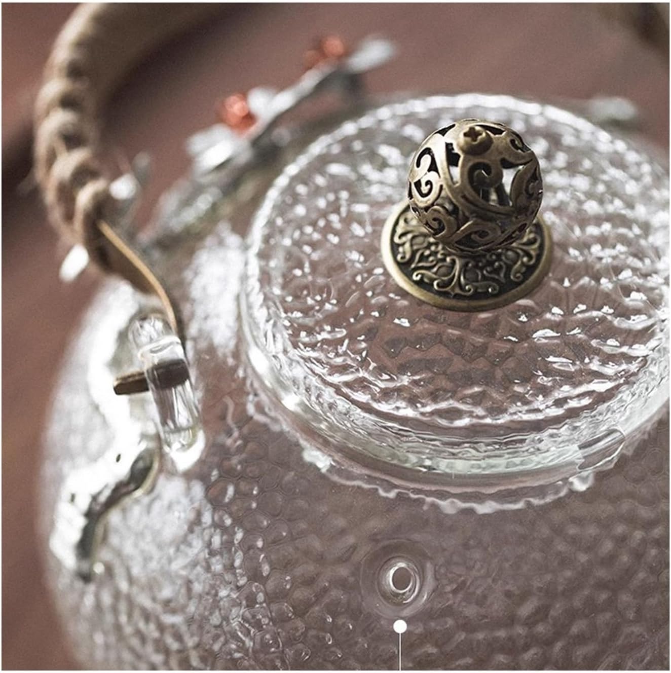 Teapot Glass Teapot and Tea Set Household Living Room Tea Maker Tea Stove High Temperature Resistant Light Luxury Teapot Infuser