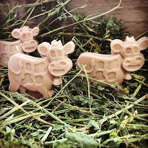 Miniatura 7 de Paquete de 2 moldes de chocolate de vaca, molde para pasteles de ganado lechero, molde de silicona para dulces, fondant, galletas, galletas, molde