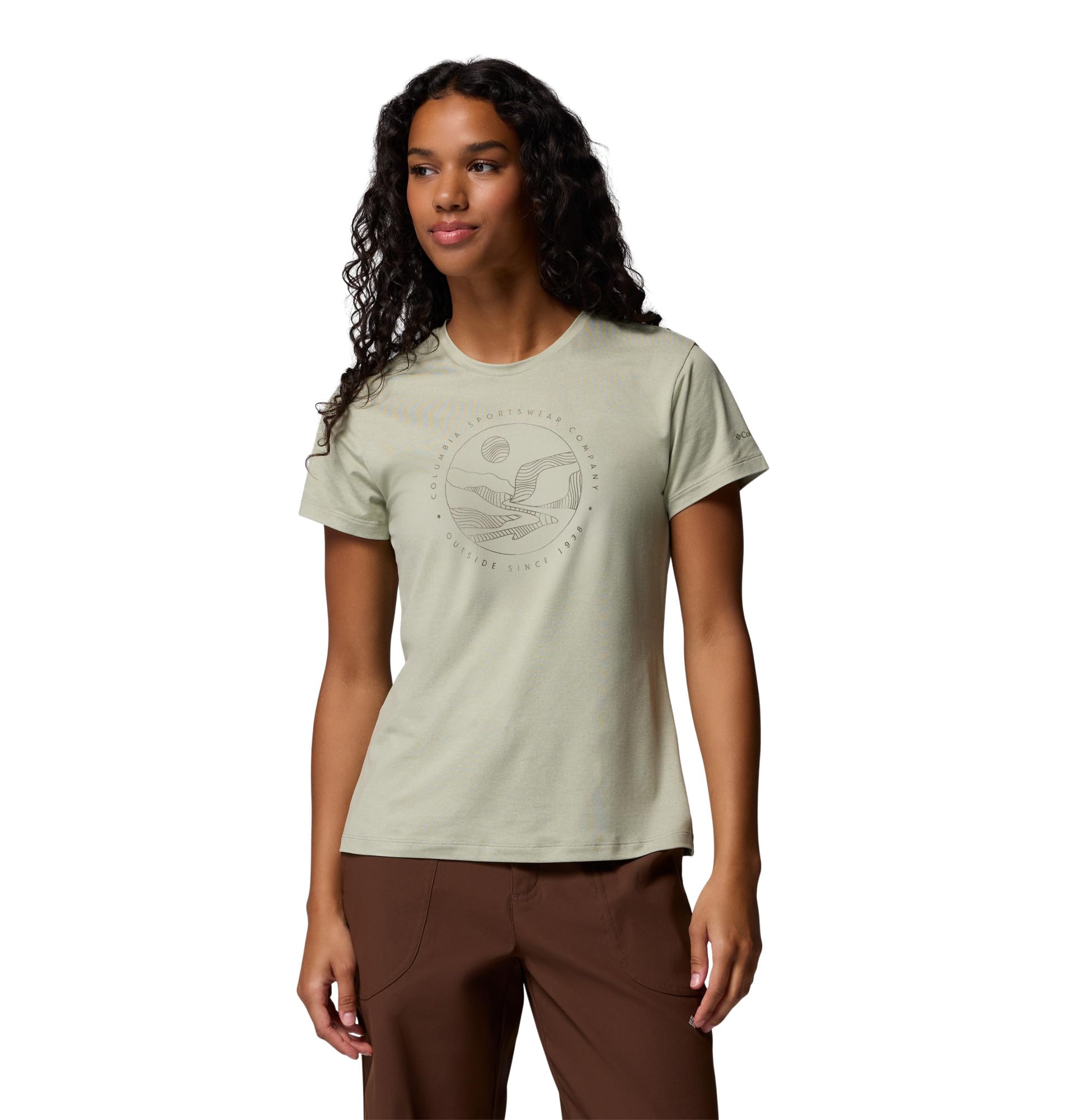 Columbia Damen Sloan Ridge Graphic Short Sleeve Tee Kurzärmeliges T-Shirt (1er Pack)