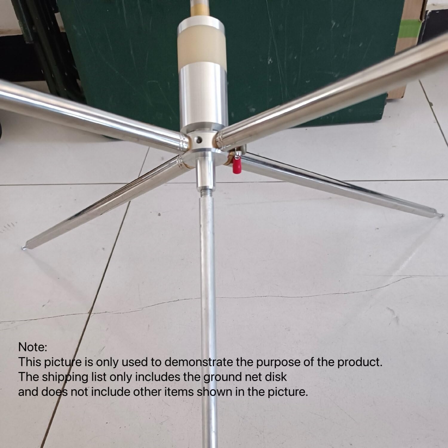 VIDOO Disco Piano Terra Antenna GP Filettatura M10 Mozzo Radiale per Accessori Vite Antenne Onde Corte PAC-12/JPC-12
