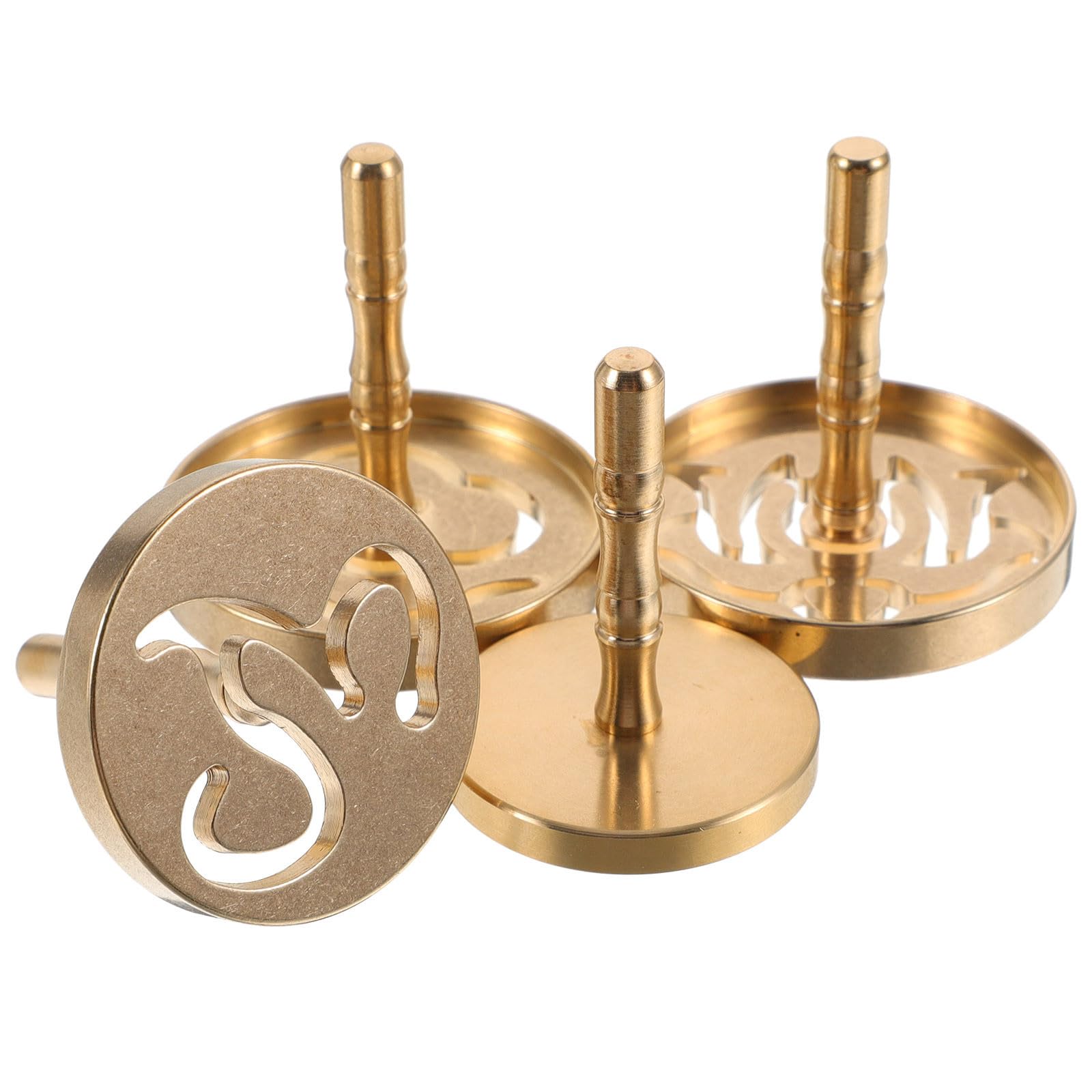 Prensa de Incienso con 4 moldes de cobre dorado y asas ergonómicas para regalar