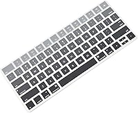 Vista 14 de Allinside Cubierta transparente para teclado Apple Magic (MLA22LL/A) con diseño de EE. UU