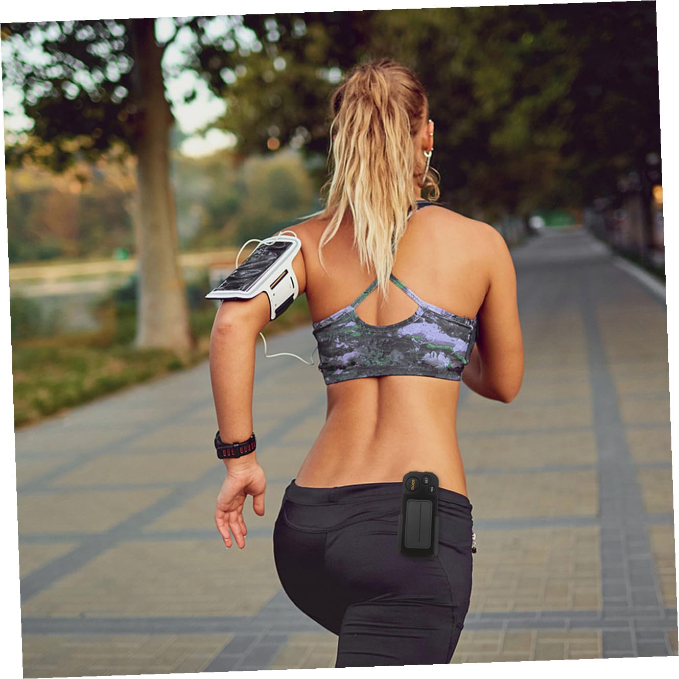 Podómetro Portátil Eléctrico Clip Contador De para Correr y Caminar Artículos Deportivos Pequeño y Cómodo