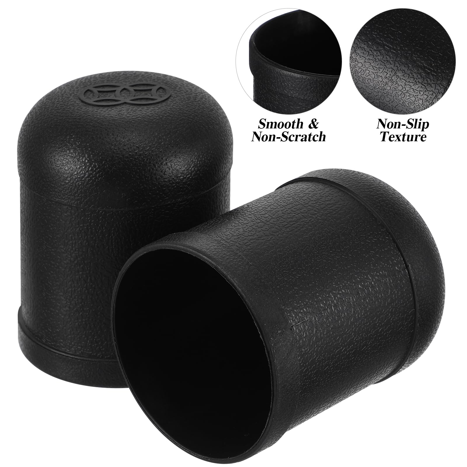 Toyvian 10 Stück Würfelbecher aus Leder mit Würfelbecher, Würfeltasche, stapelbar, Kunststoff-Shaker