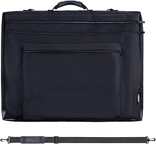 18x24 Art Portfolio Tote Bag - Large Carrying Storage Case with Handle & Adjustable Shoulder Strap, Portfolio Folder for Artwork, Posters, Canvas, Drawing Boards