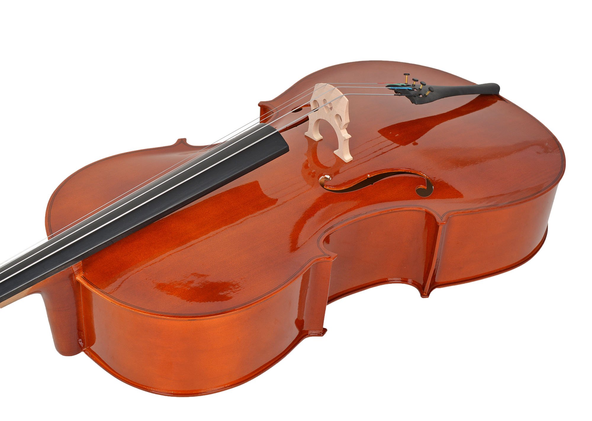 Violoncello classico TS-IDEEN completo di arco, custodia e colofónia. Color legno naturale con finitura lucida. Dimensioni regolari (4/4).