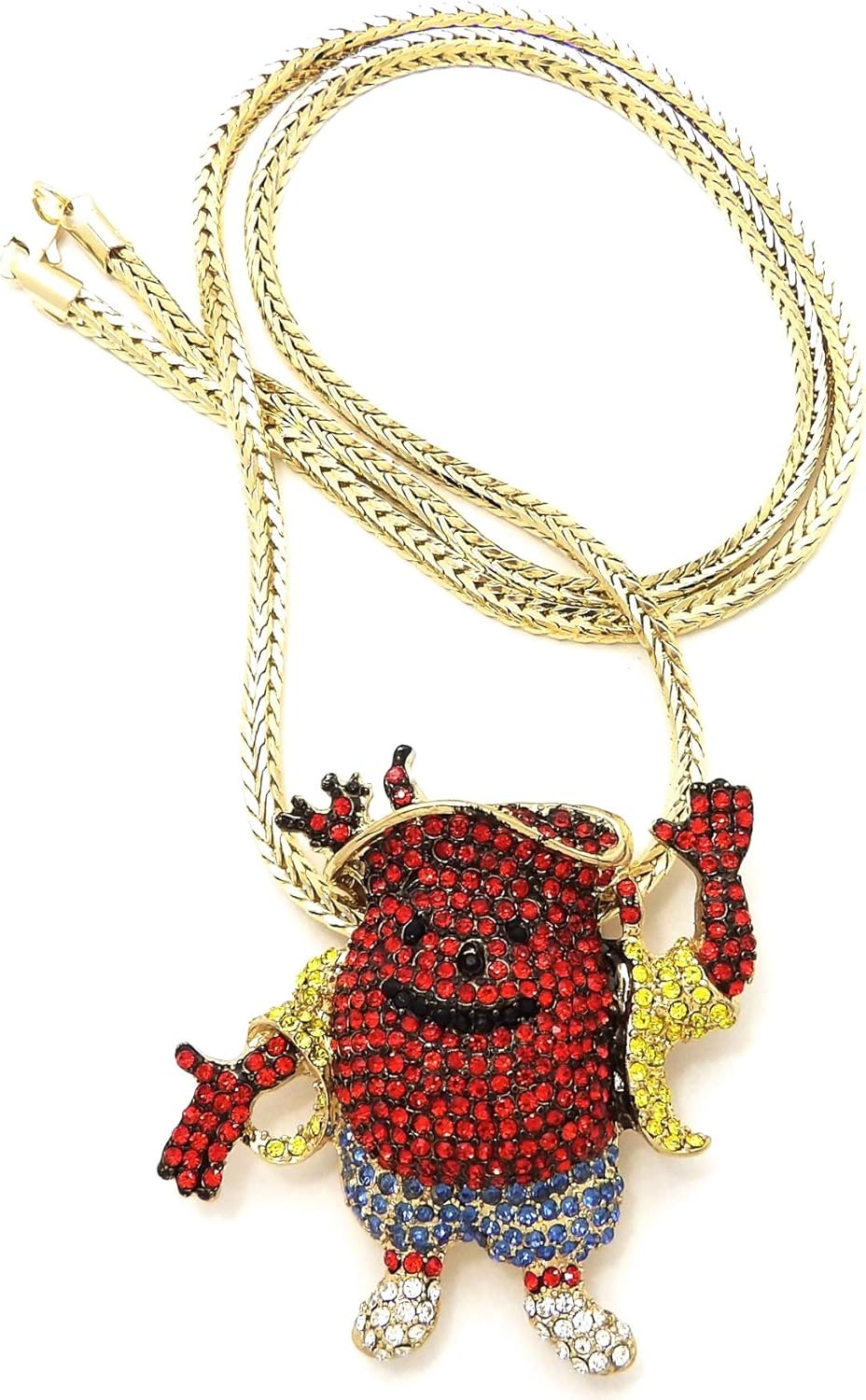 GWOOD Kool Necklace Man Pendant with Franco Chain
