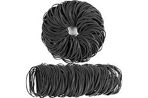 AMMU Black Tactical Rubber Bands: Super Stretch Office Supply