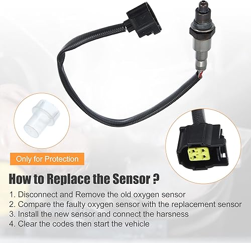 Miniatura 6 de X AUTOHAUX Sensor de oxígeno de O2 Downstream de la relación de combustible del aire del coche No.0075426318 para Mercedes-Benz CLA250 2.0T